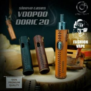 手工皮革皮套 VooPoo Doric 20 Kit 多立克 附皮革吊繩 防摔 防撞 防刮 掛繩